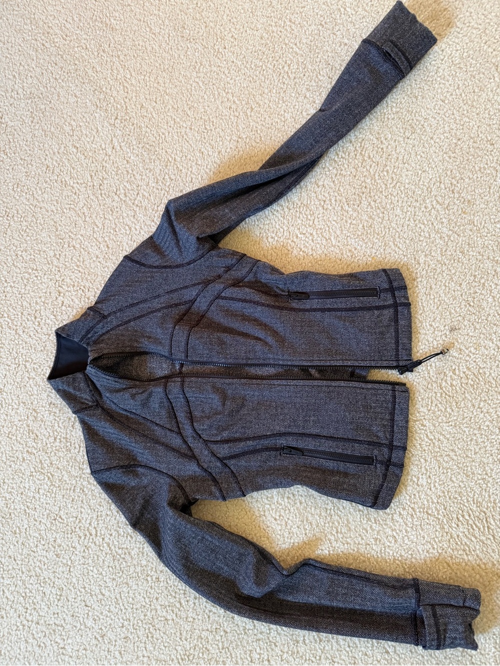 Lululemon herringbone cropped define jacket size 6
